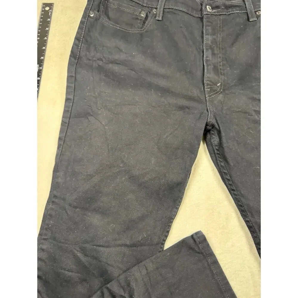Levi’s 514 Straight Fit Black Jeans Men’s 40x30 Stretch Denim Pants